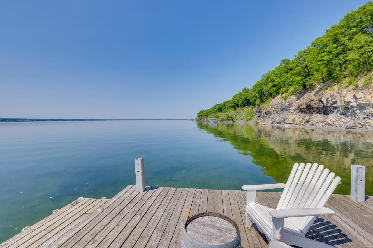 Lockes Glen - Lakefront Geneva Getaway With Dock! Villa Exterior photo